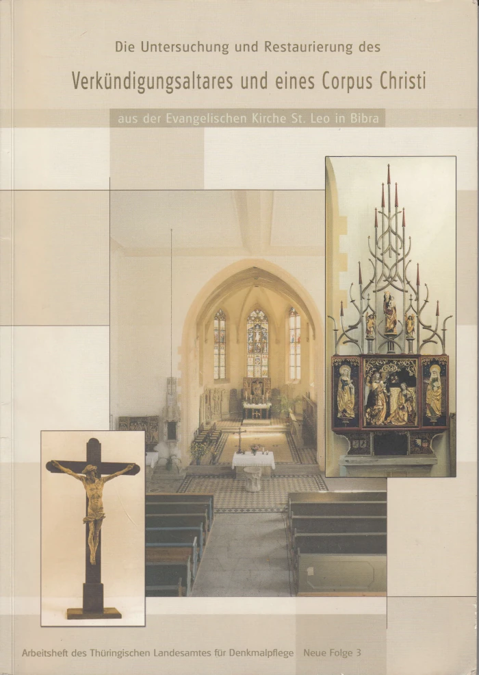 Cover der Publikation: Arbeitsheft des Thüringischen Landesamtes für Denkmalpflege, Neue Folge 3, 2001